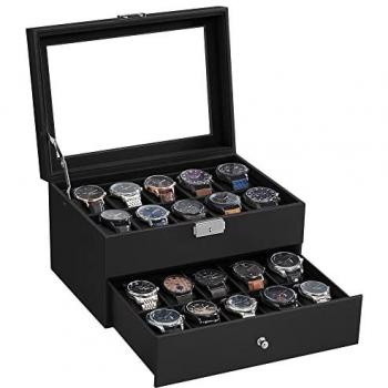Scatola Portaorologi con Cuscinetti Rimovibili