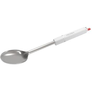 Cucchiaione Lillo 35x7cm Inox stile Cromo-Bianco
