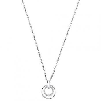 S.Oliver Kette mit Anhänger »Kreise, 2034373«, mit Zirkonia (synth.)