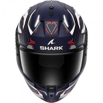 Shark Skwal i3 Linik, Integralhelm Matt Blau/Weiß/Rot XS männlich