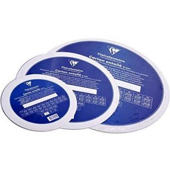 Clairefontaine Round White Canvas Board 40cm