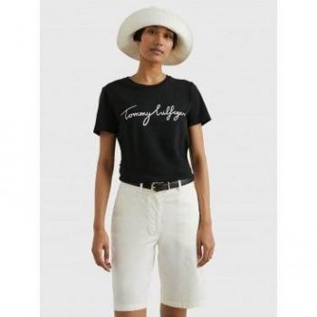 Camisole noire Tommy Hilfiger Logo Héritage – Taille S
