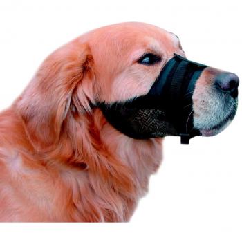Nobby Maulkorb für Hunde – verstellbar, schwarz, 4