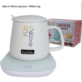 Taza de leche con termostato