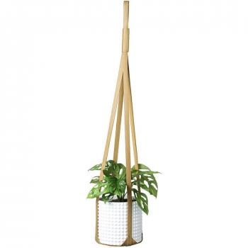 Indoor Plant Hanger in PU Leather