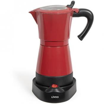 Cafetière italienne électrique Bialetti, 6 Tasses Rouge Électrique