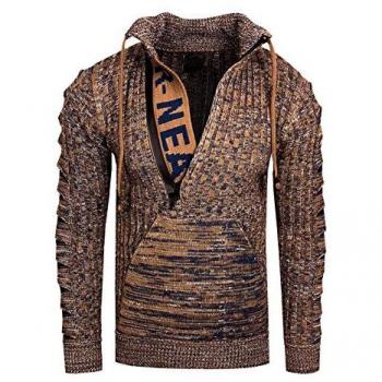 Rusty Neal Männer-Strickpullover Größe S – einfarbig, casual, ohne Rundhalsausschnitt