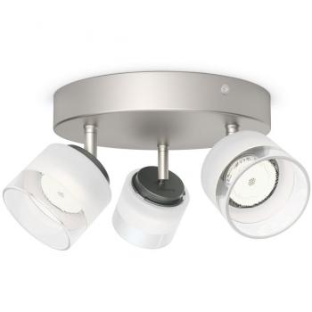 Philips myLiving Fremont LED Spiral Light with 3 x 4 W Integrated LED Nickel