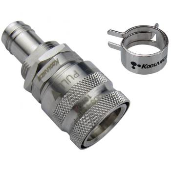 Coupler Koolance QD3‑P – Système de refroidissement liquide, déconnexion rapide