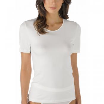 Mey Basics Emotion Damen Shirts 1/2 Arm Weiß 38