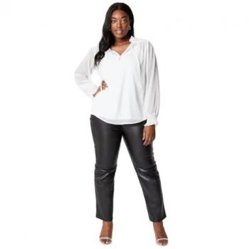 Womens Curve Cami Top with Shirred Detail