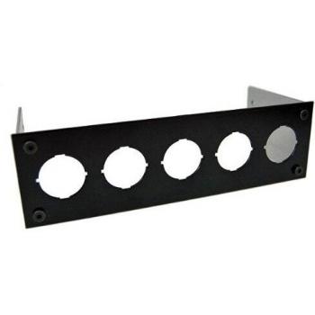 Baybus 5 Interrupteurs Ronds – Phobya Facade 5,25’’ Noir