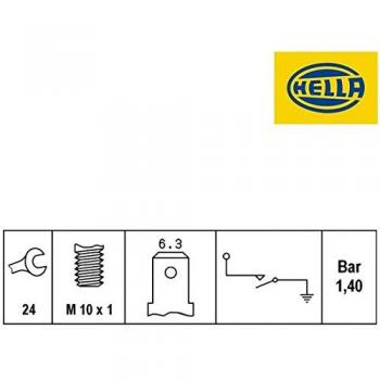 HELLA Sonde De Pression d'Huile 6ZL 003 259-471 Capteur De Pression d'Huile