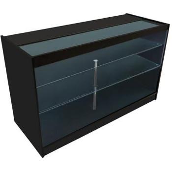Rangement Commercial MDF Noir avec Verrou