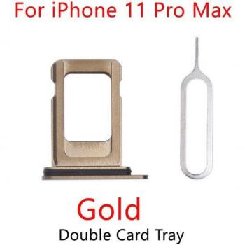 Repuesto bandeja de tarjeta SIM iPhone 11 Pro Max gris