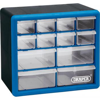 Draper 12 Cajones Organizador Rectangular de Plástico