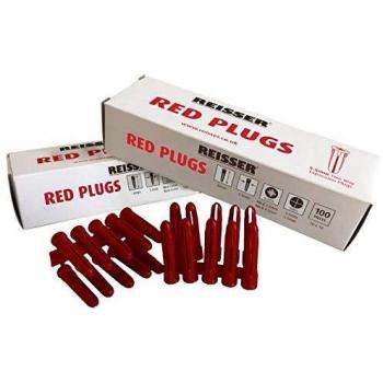 Reisser 1000 Red Expansion Wall Plugs, 5.5 mm Diameter