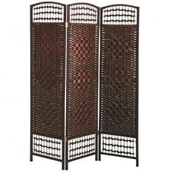Paravent en Bois Naturel 3 Pans L120 x H170 cm