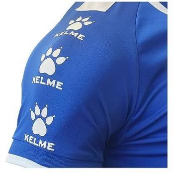 Kelme Polo Lince Azul con Cuello Plegado