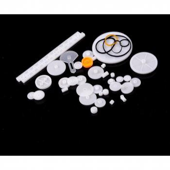 Plastic Gear Motor System – 34-Component DIY Toy Kit