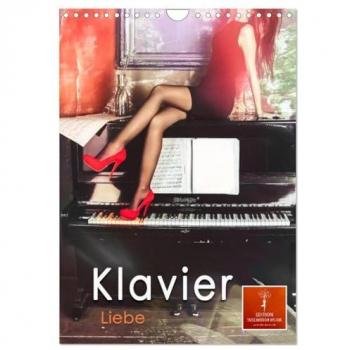 Klavier Liebe (Wandkalender 2025 DIN A4 hoch) CALVENDO Monatskalender