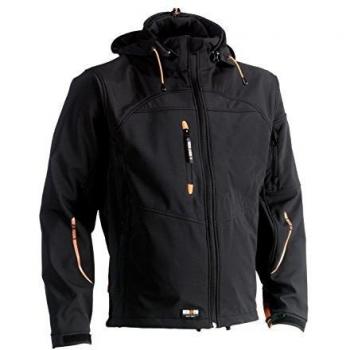 Hercule Noire Poseidon Veste Softshell Taille XXXL