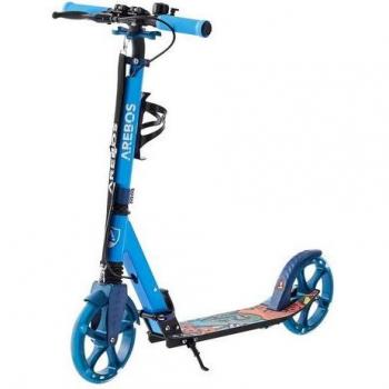 AREBOS Tretroller Scooter Cityroller, LED-Räder, verstellbare Höhe, kompakt