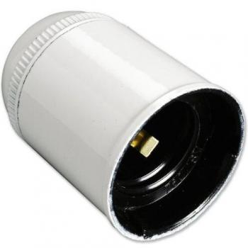 Portalampada E27 Lisse Couleur Blanche 71120