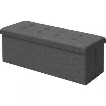 Pouf Multifonctionnel avec Couvercle Amovible