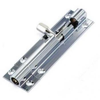 Securit S1536 CP Door Security Bolt 1 Wide 150mm, Silver