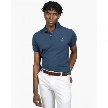 Harper & Neyer Polo Azul Marino Corto