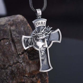 Retro Christian Crown of Thorns Necklace (Men)