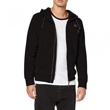 O'Neill LM The Essential FZ Sherpa Superfleece Hoodie with Pocket for Men, Black Out, Size S (Manufacturer's Size: S)