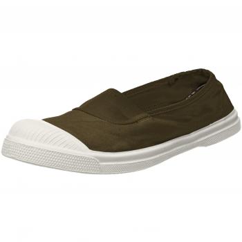Bensimon Damen Tennis Elastique Sneaker, Kaki, 38 EU