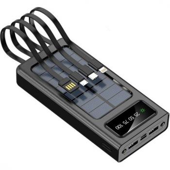 Banco de energía solar para camping 20000mAh