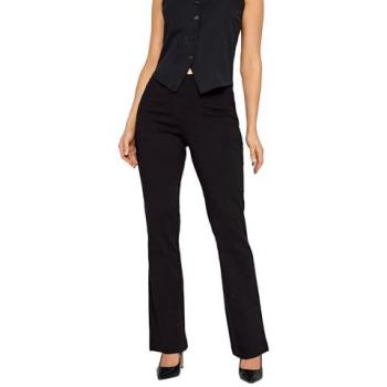 Pantalon bootcut stretch noir de Long Tall Sally