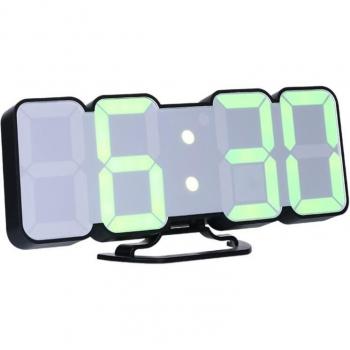 12/24 Hour 3D LED Digital Clock with Thermometer and Remote Control