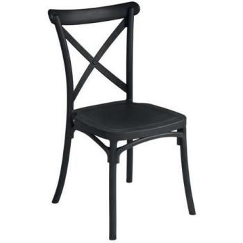 Seduta da Giardino Trattoria CC 58A Polipropilene Antracite