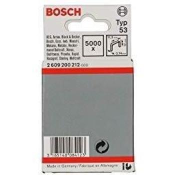 Bosch Accessories 2609200212 Graffette punto sottile tipo 53 5000 pz. Dimensioni (L x L) 12 mm x 11.4 mm
