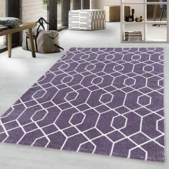 Eleganter Kurzflor Teppich für das moderne Wohnzimmer