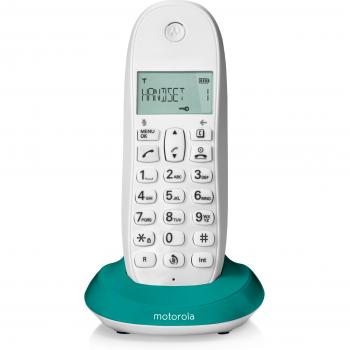 Motorola Model C1001L Telefono Senza Fili, Colore Blu/Azzurro