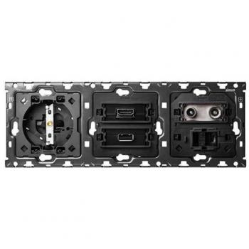 Kit enchufe enc+hdmi+usb+tv+rj45+bast