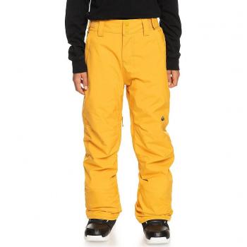 Pantaloni da snowboard Quiksilver Estate gialli per bambini taglia 12