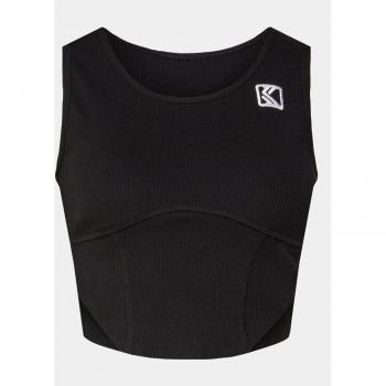 Top Karl Kani Monocromo Negro-Blanco