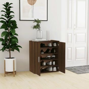 VidaXL Shoe Storage Cabinet Brown Oak 60x35x70 cm Engineered Wood