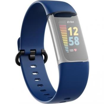 Hama Fitness-Ersatzarmband 86252 Dunkelblau für Fitbit Charge 5