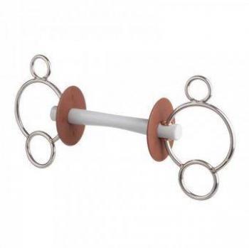 Beris Stangengebiss 3-Ring, Hart Comfort 130 mm