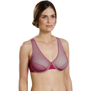 Harmony Damen-BügelBH – kontrastfarbiges Mesh, 100 % elastisch