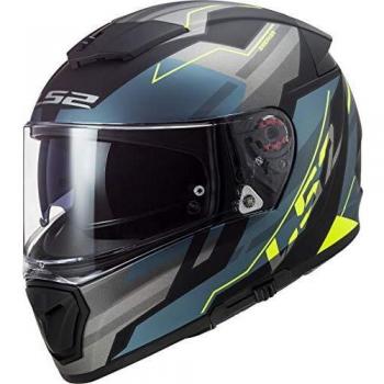 MS2 Helm FF390 Breaker Beta Matt Cobolt H‑V Gelbe Variante