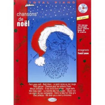 Collection Total Piano Chansons De Noel (Lanone) Piano Book/Cd